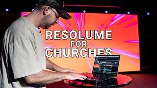 Intro to Resolume for Church LED Screens (How to Integrate with ProPresenter)