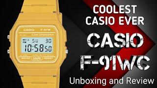 Coolest Casio Watch Ever | F-91WC-9AEF  | Best F-91 Color | India's First Detailed Review