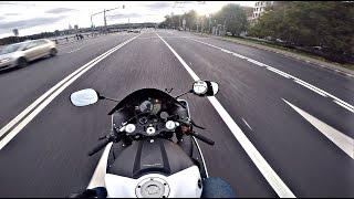 Неадекватная езда по городу на мото (без монтажа) 4K || Inadequate riding on moto