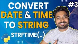 Python Datetime strftime Function | Part - 3