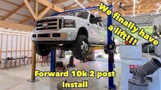 Installing our Forward F10 10k lift