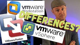 VMware Products...Workstation vs vCenter Server vs ESXi vs Fusion