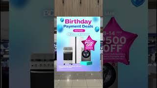 Birthday Payment deals with BDO and Security Bank here at abenson  #abenson #shorts