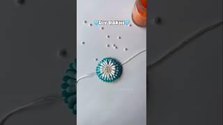 DIY Rakhi Making Idea #diy #rakhispecial #rakhimaking #craftideas #shortviral #artshorts #artist