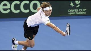 Alexander Zverev vs David Ferrer Highlights Davis Cup 2018