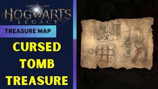 Hogwarts Legacy - Cursed Tomb Treasure Side Quest Walkthrough (Treasure Map)