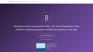 Bootstrap 4 Tutorial - Learn how to download & install Bootstrap 4