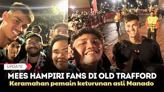 MEES HILGERS HAMPIRI SUPPORTER WNI SEBELUM PULANG | KERAMAHAN PEMAIN KETURUNAN INDONESIA ASAL MANADO