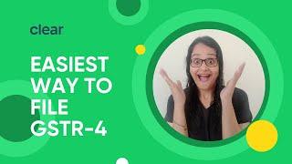 How to File GSTR-4 Using ClearGST