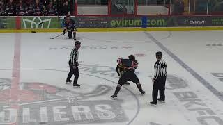 Fight/Bagarre André Thibault vs Cédric Labelle 22 novembre 2024