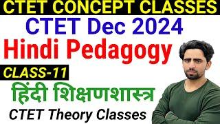 CTET Theory Class | Hindi Pedagogy | Class-11 | Concept | CTET Preparation in Hindi 2024 | Syllabus