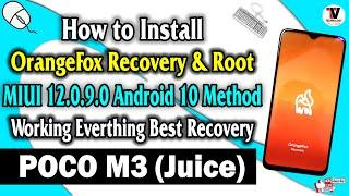 How to Install OrangeFox Recovery & Root On POCO M3 (Best Working Recovery) MIUI 12 Method 