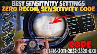 NEW UPDATE 3.5  BEST SENSITIVITY CODE + CONTROL SETTINGS PUBG MOBILE/BGMI