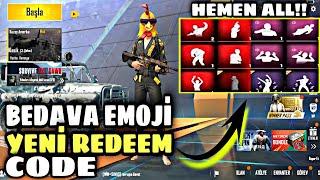 YENİ BEDAVA EMOJİYİ ALMA KODU ! REDEEM CODE ! PUBG Mobile Lite