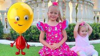 Balloon monster + More children songs | Maya and Mary