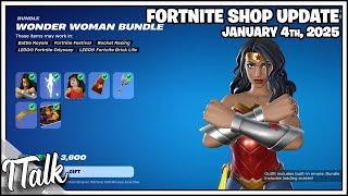 WONDER WOMAN IS BACK! Fortnite Item Shop [January 4th, 2025] (Fortnite Chapter 6)