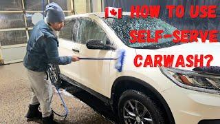 Using SELF SERVE Car Wash