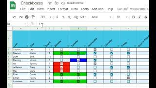 Checkboxes with Multiple Conditional Formatting