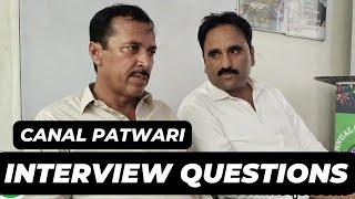 Canal Patwari Interview Preparation