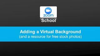 Setting Up a Virtual Background in Zoom (and a resource for free high-quality images)