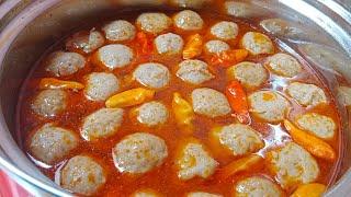 RESEP PENTOL BAKSO KUAH MERCON