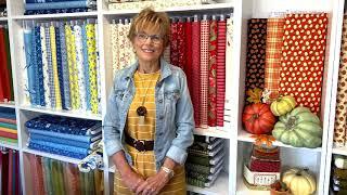 We Interview SANDY GERVAIS, a Riley Blake Fabric Designer at her studio! Get inspired by her fabric!