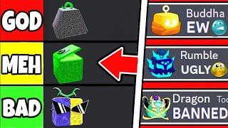 Blox Fruits Rank Every BANNED Fruit!