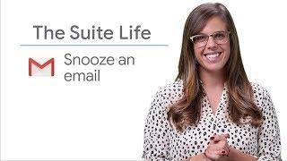 How to use snooze button in Gmail