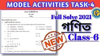 Class-6 math (গণিত) Model Activity Task part-4 (NEW) Full Solve WBBSE Educational Activities Bengali