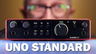 Focusrite Scarlett 2i2 4th Gen: UNO STANDARD!