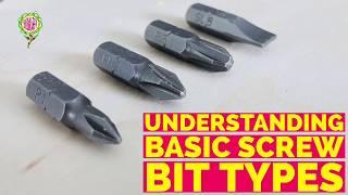 Understanding Basic Screw Bit Types