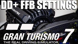 Gran Turismo 7 | Fanatec Clubsport DD+ FFB Settings PS5