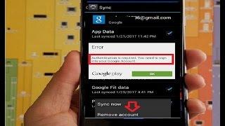 How to Fix Authentication is Required Error in Google Playstore