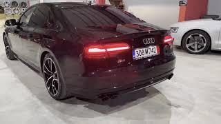 Audi S8 plus 834hp MiLLTEK Downpipe Exhaust Sound