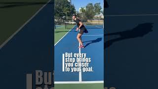 Keep showing up- consistency wins #tennismotivation #motivation #consistency #youcandoit