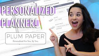 How To Make A Personalized Planner // Plum Paper Planner -- My Design And Customization For 2021!