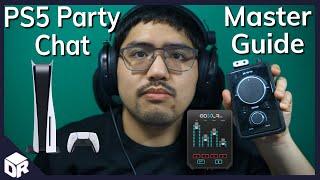 PS5 Party Chat Master Guide for Recording and Streaming | Tutorial