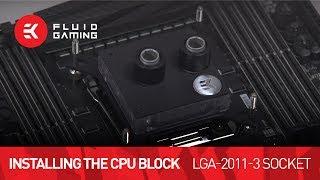 CPU water block installation - LGA-2011(-3) Socket Motherboards