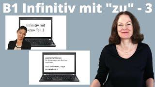 B1 - Infinitiv mit zu, Teil 3 | Infinitiv nach Nomen | #learngermantoday