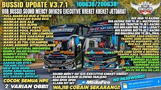 BUSSID V3.7.1 UPDATE OBB SOUND MERCY OH1626 EXECUTIVE FULL KREKET,BUS ORI FULL ROMBAK & GRAFIK 4K HD