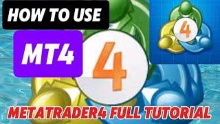 How To Use MetaTrader4 MT4 For Beginners In 2024/MT4 Forex Trading Full Tutorial Beginners Guide#fx