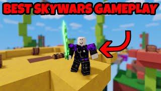 The Best SKYWARS GAMEPLAY IN BEDWARS