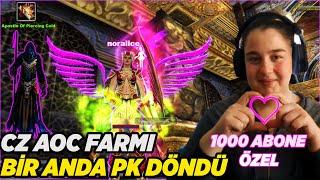 OKÇU İLE CZ AOC FARM | OKÇU PK MOVİE DRYADS | Knight Online 2023