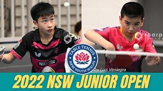 Leo Piyachai vs Andrew Li | 4K BEST POINTS | U13 Boys Semifinal | 2022 NSW Junior Open