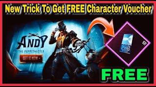 New Trick : Get Free Character Voucher | Pubg Mobile |