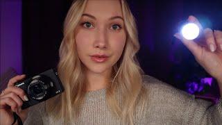 ASMR Taking Your Pictures | Camera Clicking, Lights, Hair Adjusting, Makeup Touchup 