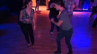 Johan Ibanez & Jessica Szota social dance at Salrica Dance Houston