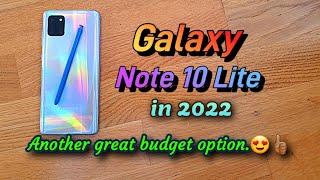 Galaxy Note 10 lite. Great budget option in 2022 you should consider. Here is why.