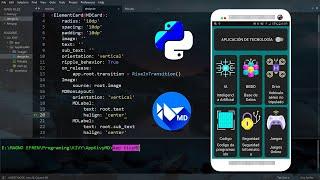 Aplicación  Android en Python con KivyMD | Menú  Principal