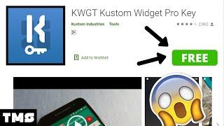 How to download KWGT PRO for FREE  | PROJECT TMS